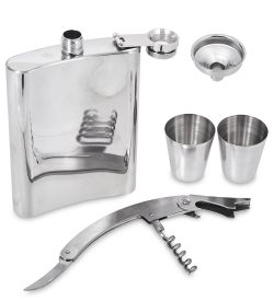 GT-78 Подарочный н-р фляжка с шахматами 280 мл