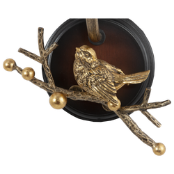 Бра настенный светильник Терра Каштан левое