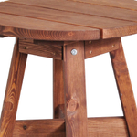 Журнальный столик, 60х60х56, Осло, деревянный, прикроватный, для дома и сада, венге, Dipriz