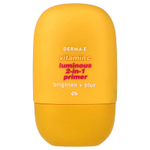 DERMA E, праймер с витамином C для сияния, 2 в 1, для всех типов кожи, 30 мл (1 жидк. унция)