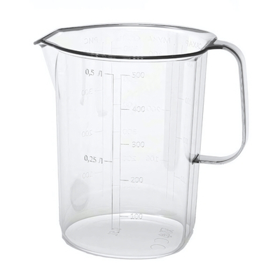 Кружка мерная 0,5л (бесцветный)
