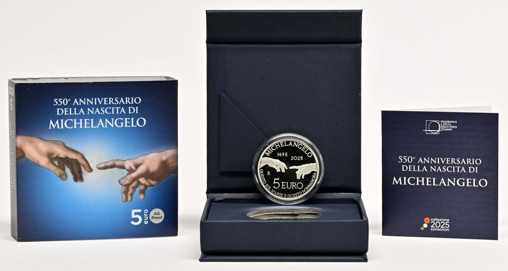 ИТАЛИЯ, 2025, 5 ЕВРО [СЕРЕБРО]