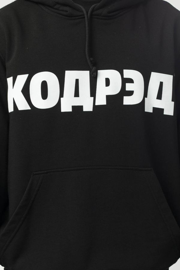 Худи Base Hoodie Wide Summer Лого 38 ТМ черный - фото 5