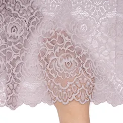 Кружево эластичное лавандово-серое 22 см, Китай