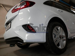 Фаркоп оцинкованный Galia K044A для Kia Ceed хетчбек 5 дверей, только бензин (не дизель) 2018-(паспорт и сертификат в комплекте)(без электрики)