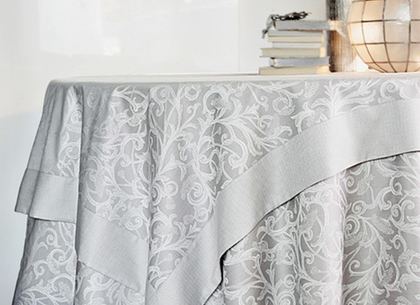 Скатерть OMBELLE perle 170х300 Blanc des Vosges 170x300 Светло-серый