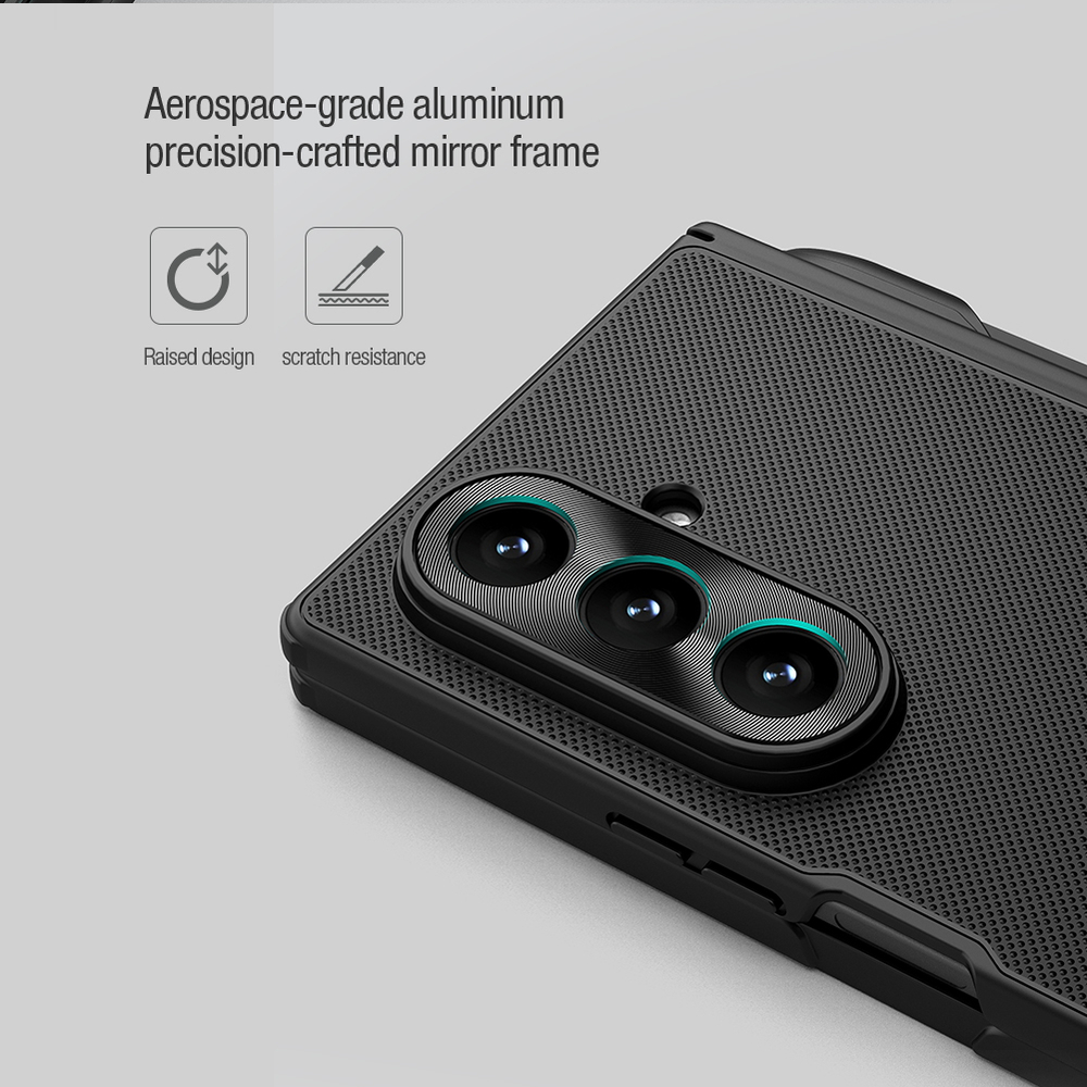 Чехол с MagSafe и держателем для S Pen от Nillkin для Samsung Galaxy Z Fold 7, серия Super Frosted Shield Fold Magnetic