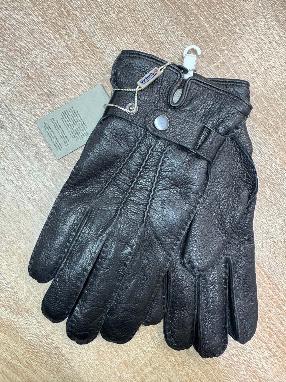 Перчатки. Мужские. Материал верха: Кожа оленя. Подклад: Трикотаж-шерсть. 5 шт.