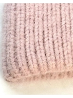 комплект шапка с шарфом- снуд зимний вязаный