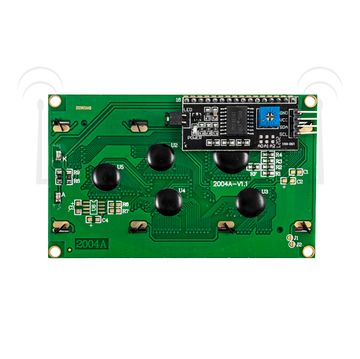 Дисплей 2004 с I2C зеленый