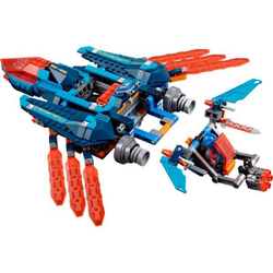 LEGO Nexo Knights: Самолёт-истребитель Сокол Клэя 70351 — Clay's Falcon Fighter Blaster — Лего Нексо найтс Рыцари