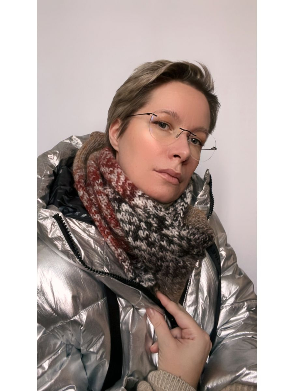 Пряжа для вязания DAMA теплая пушистая аркобалено