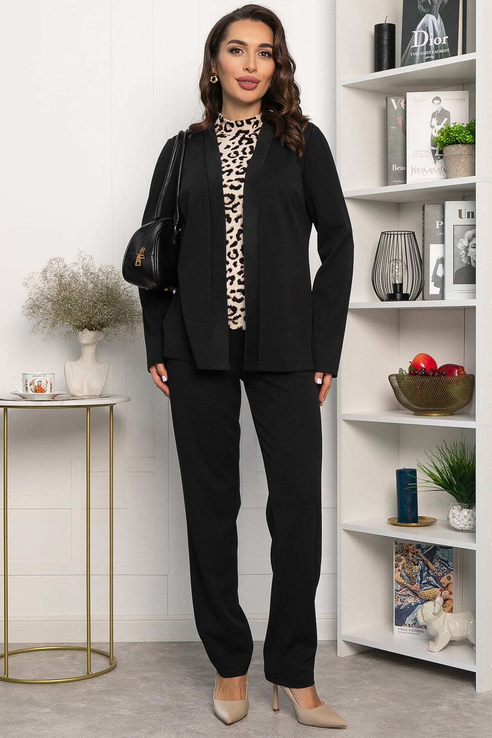 Костюм брючный Альпия (черный) К14301-9М LT Collection