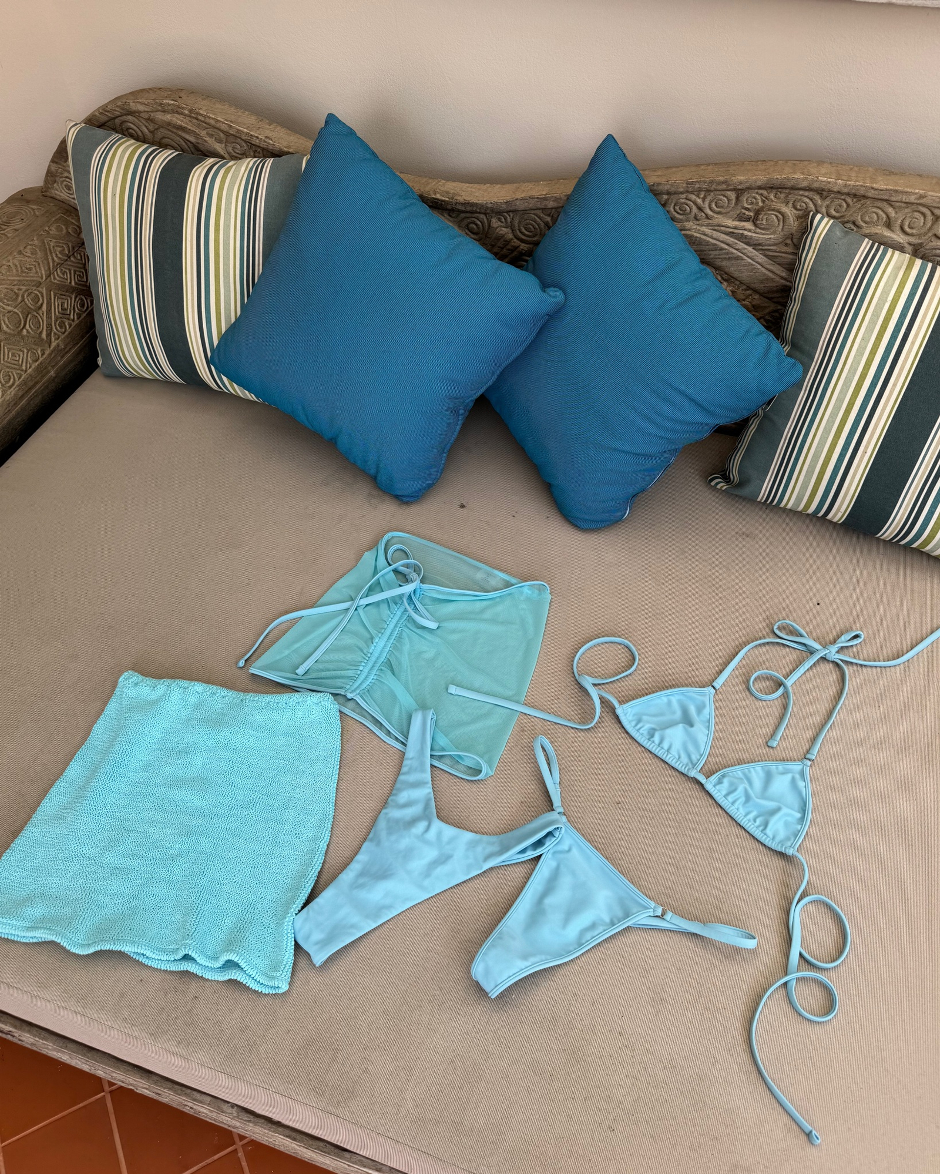 Купальник НА-НО КЛАССИК голубой пошив