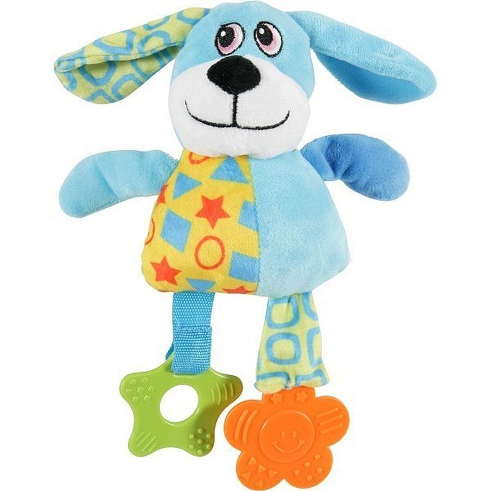 Игрушка (Zolux) плюшевая для собак &quot;Собака&quot;, голубая 23*18 см(480079BLE)