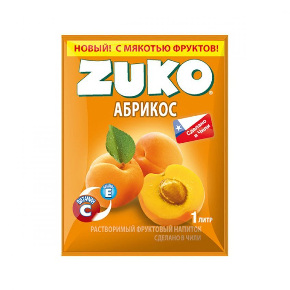 Раств. напит. "ZUKO" Абрикос (20гр*12шт*8бл)