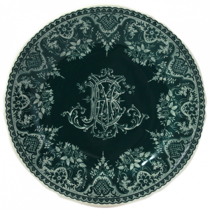 Тарелка десертная Gien Les Depareillees Vert (23 см)