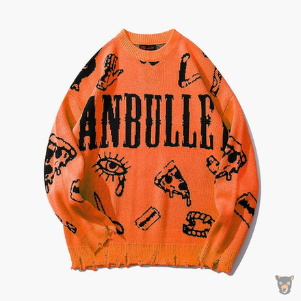 Свитер Vandalist "Anbullet" Orange