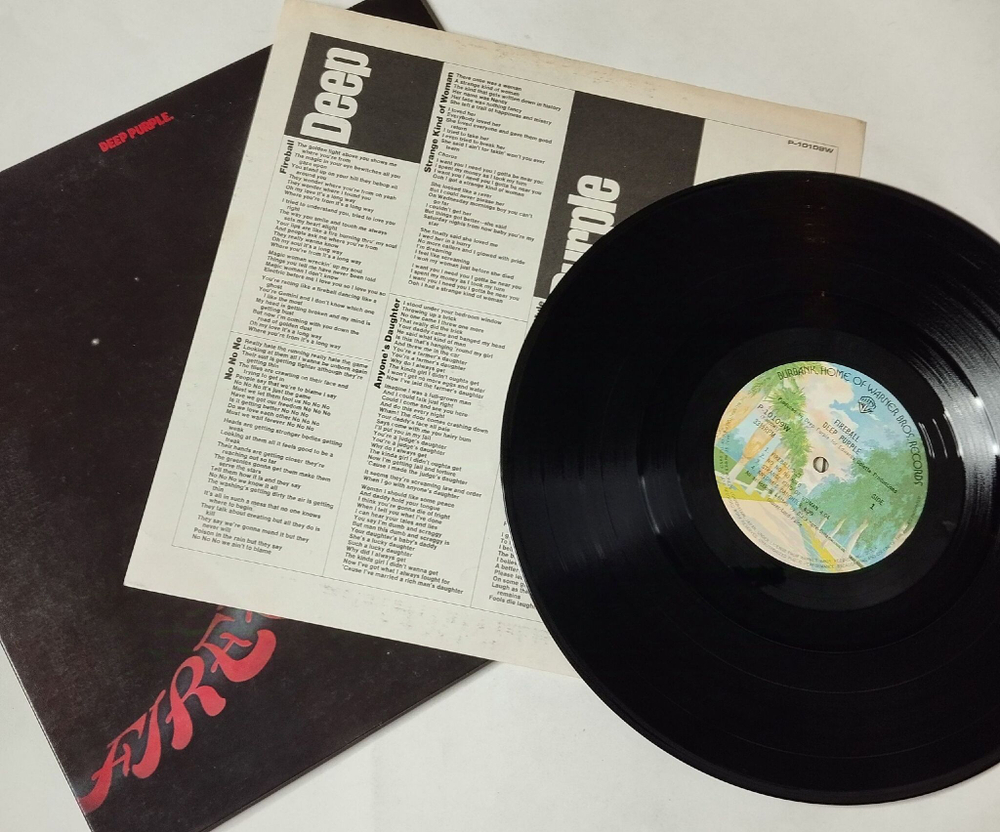Винтажная виниловая пластинка LP Deep Purple Fireball (Japan 1976) (No Obi) Strange Kind Of Woman