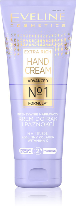 Eveline Cosmetics Extra Rich No 1. - интенсивный регенерирующий крем для рук и ногтей /   75  ml  / GTIN 5903416049050