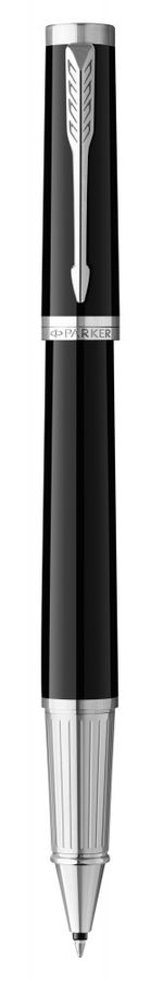 Ручка-роллер Parker "Ingenuity Black CT" стержень:F, цвет чернил: black, в подарочной упаковке.