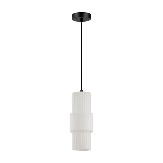 5017/1 MODERN ODL23 481 черный/белый матовый металл/стекло Подвес E14 1*40W PIMPA
