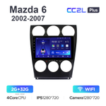 Teyes CC2L Plus 9" для Mazda 6, Atenza 2002-2007