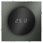 Терморегулятор электронный VOLTUM S70 с индикацией и датчиком, для теплого пола, (титан)