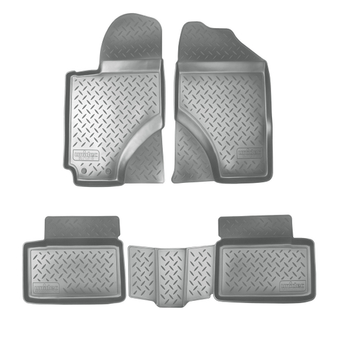 Ковры в салон Norplast/Unidec для Lifan Solano II (2016-)Полиуретан,Серый, арт.NPA11-C51-710-G