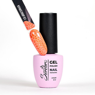 Лак для ногтей "Кракелюр" "Serebro collection" №01, 8 мл