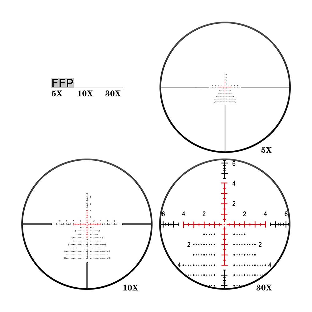 Прицел оптический Discovery HD-GEN2 5-30X56SFIR ZS FW34, (с подсветкой)