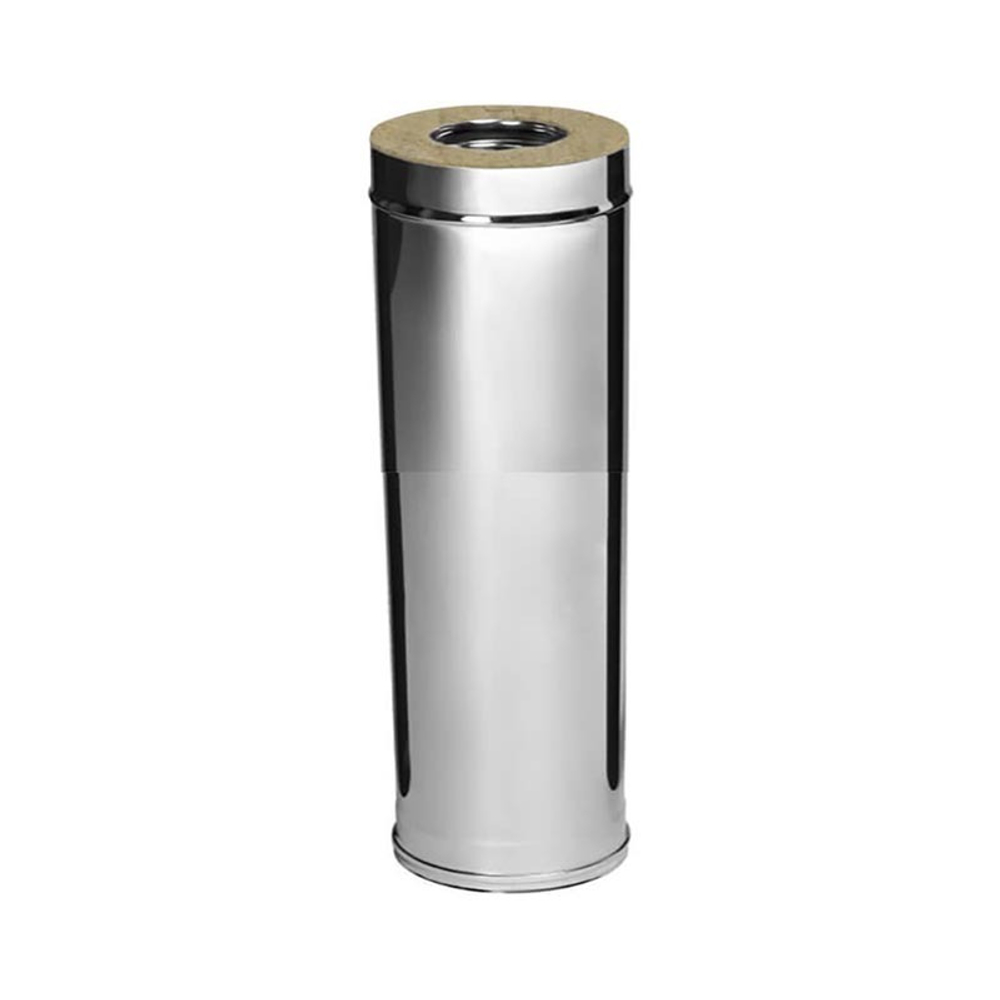 Дымоход сэндвич Ф140(430/0,5)х210(430/0,5) Д=500мм (Коракс)