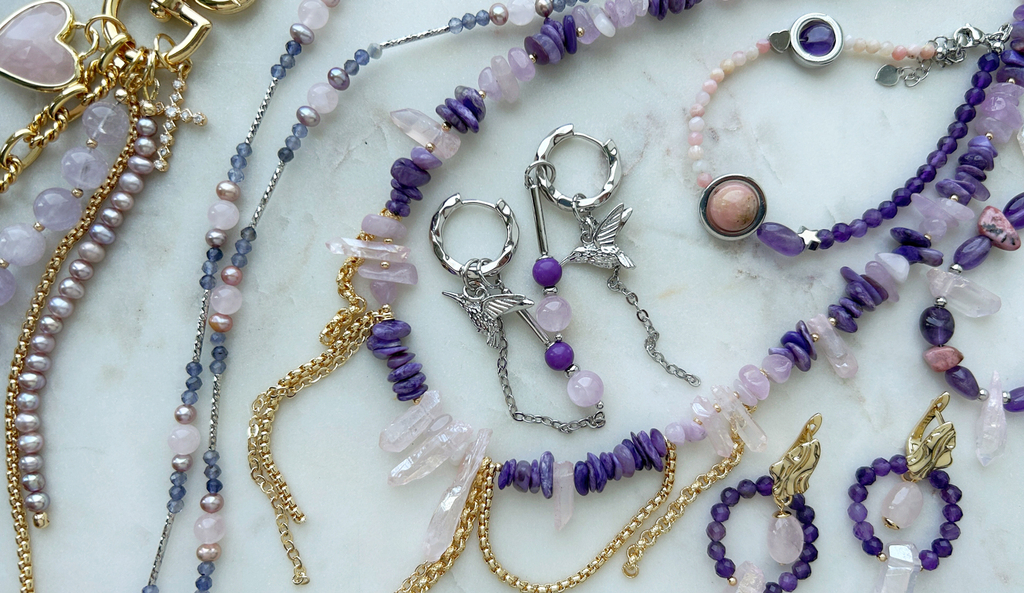 7 идей для украшений - Фиолетовый и розовый