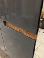 Шкаф 2-х ств Стокгольм серый графит/графит глянец 540