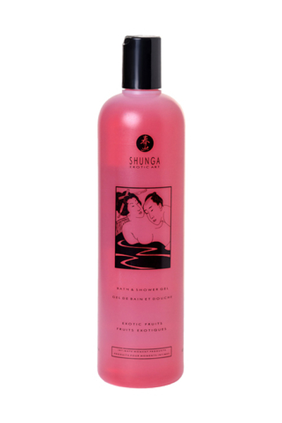 Гель для ванны и душа Shunga «Экзотические фрукты», съедобный, с расслабляющим эффектом, 500 мл