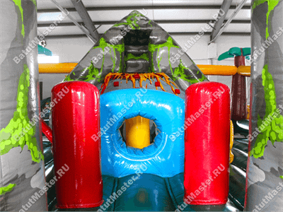 Надувной батут "Ущелье динозавра"