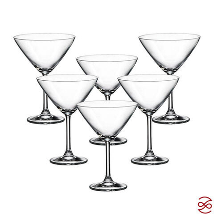 Набор бокалов для мартини Crystalite Bohemia Colibri/Gastro 280 мл (6 шт)