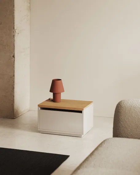 Abilen Сундук из шпона дуба 60 x 40 см FSC 100%