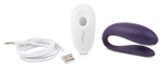 Вибростимулятор для пар We-Vibe Unite (10 режимов) (Цвет: фиолетовый)
