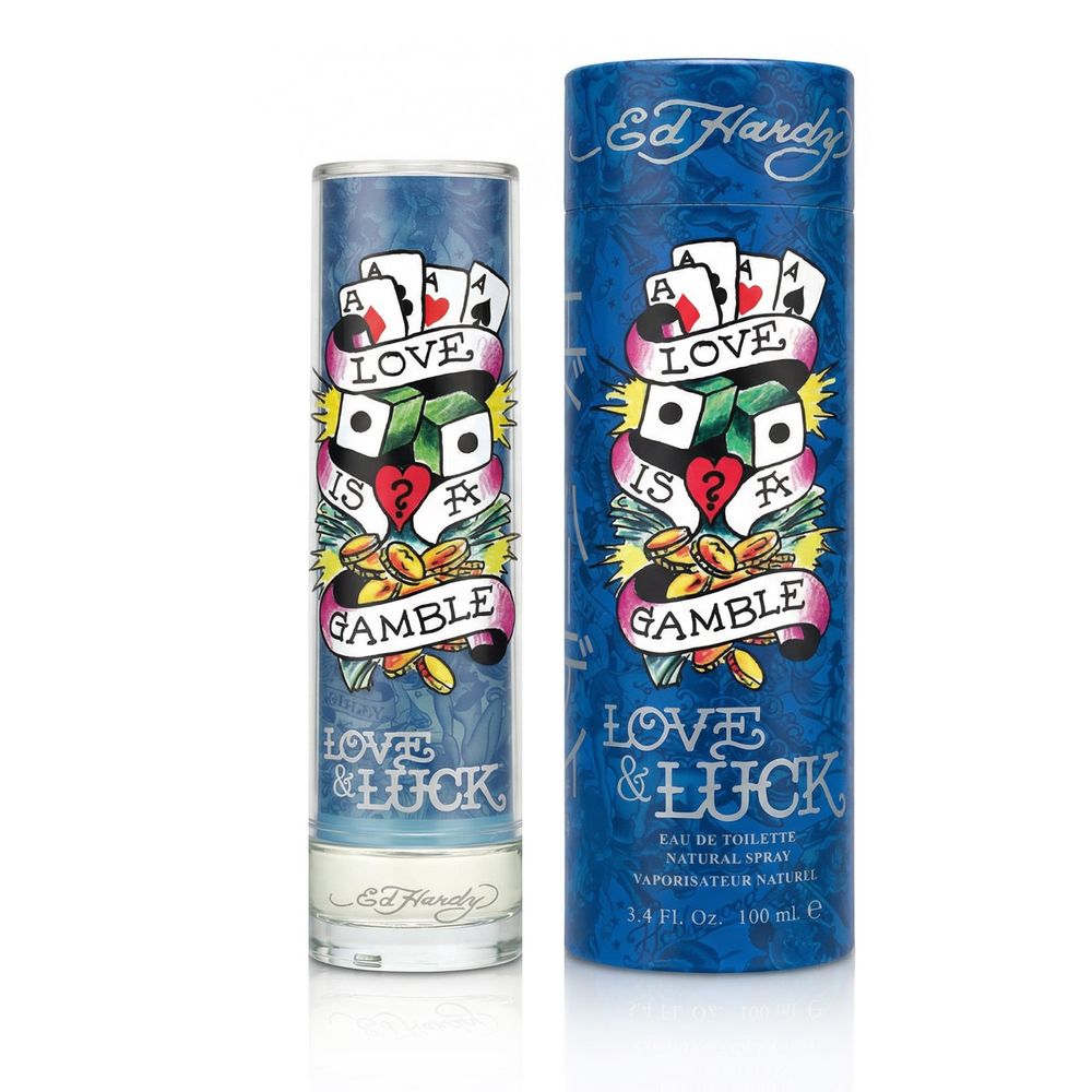 Christian Audigier Ed Hardy Love &amp; Luck Men Eau De Toilette - unpacked 100 ml (man)