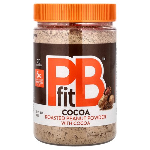PBfit, порошок из обжаренной арахисовой пасты с какао, 425 г (15 унций)