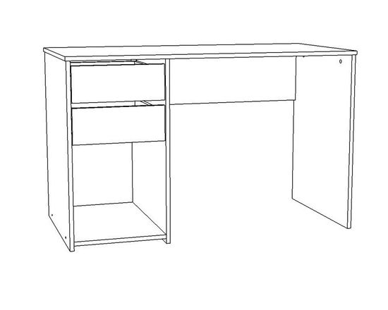 Стол письменный ВЕКТ левый