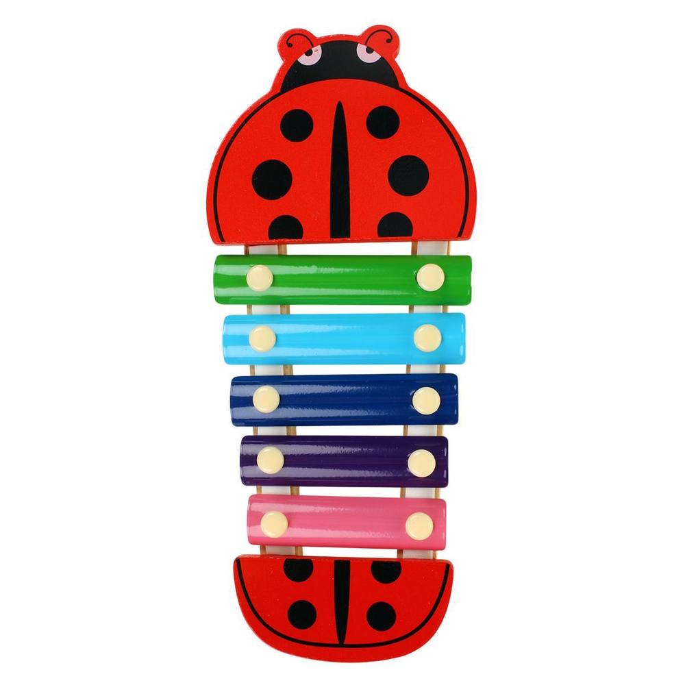 Металлофон деревянный животные 8 звуков, C-41927