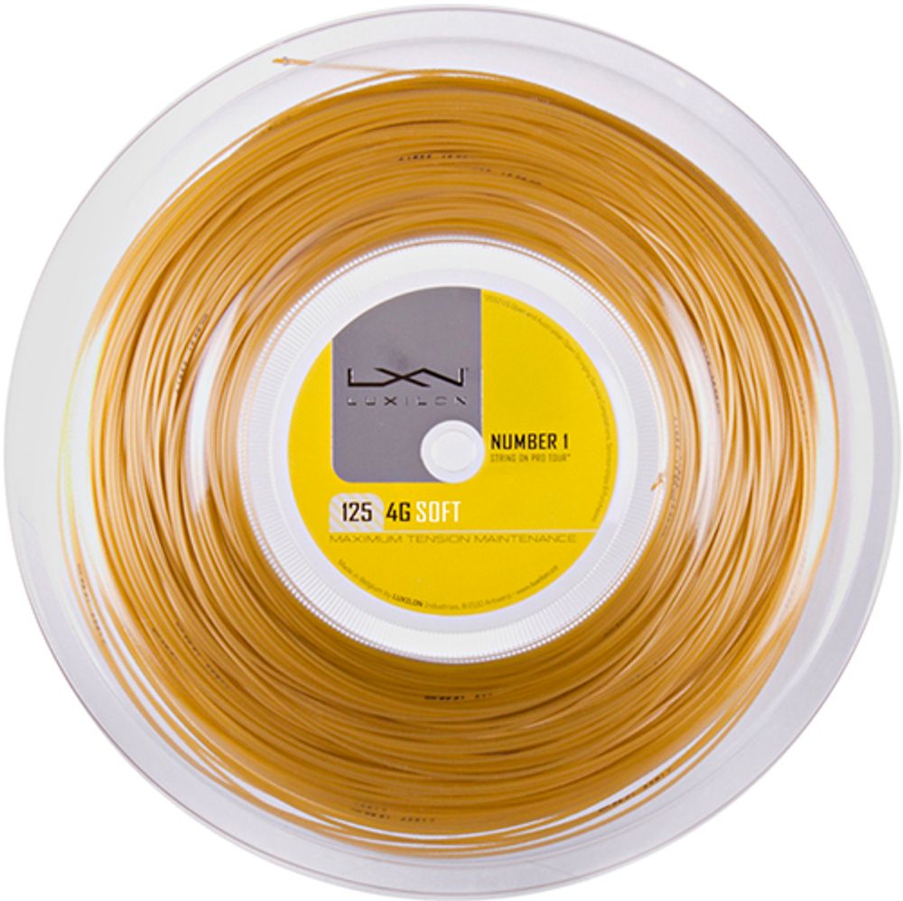 Струны теннисные Luxilon 4G Soft (200 m)