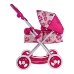 Коляска для куклы лежачая, коробка 61881