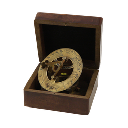 Nautical Морской компас в деревянном футляре