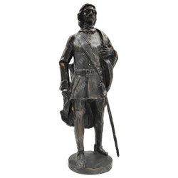 Динес Ю. С. Петр молодой. Бронза, литьё. 2001 г.