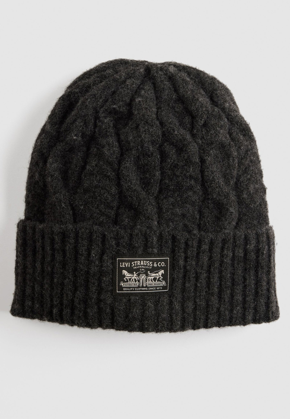 Шапка LEVI'S WOMEN'S BACKPATCH BEANIE - HOLIDAY CABLE