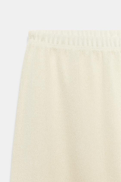 ZARA БРЮКИ ПРЯМОГО КРОЯ, ЭКРЮ