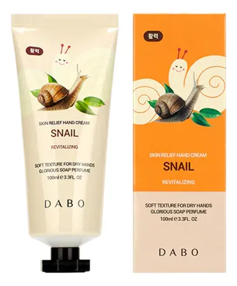 Крем для рук с муцином улитки DABO Anti-Aging Hand Cream Natural Snail 100 мл